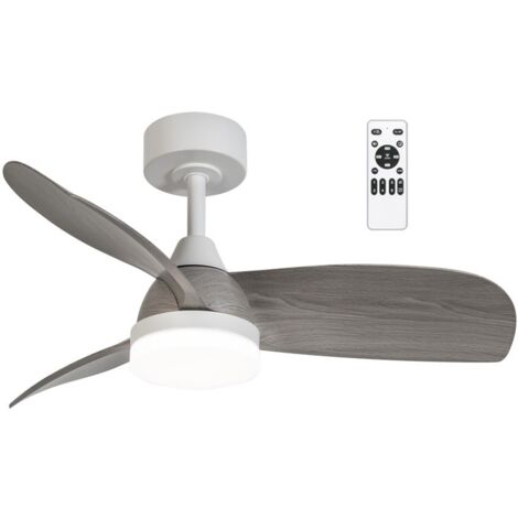 Ventilador de techo LED Borse Blanco+Gris CCT Dim (18W) (1/5)