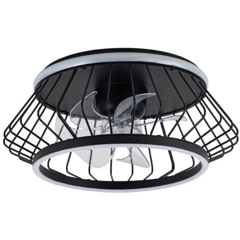 Ventilador Plafón LED Cobra CCT Dim (50W)  Negro (1/5)