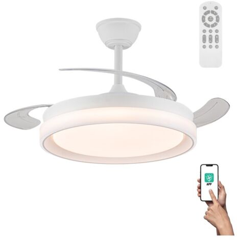 Ventilador LED con aspas retráctiles Nestera Evo CCT Dim (72W) (1/5)