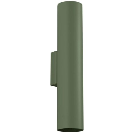 Aplique de pared Vaza verde oliva, 2 luces (1/5)