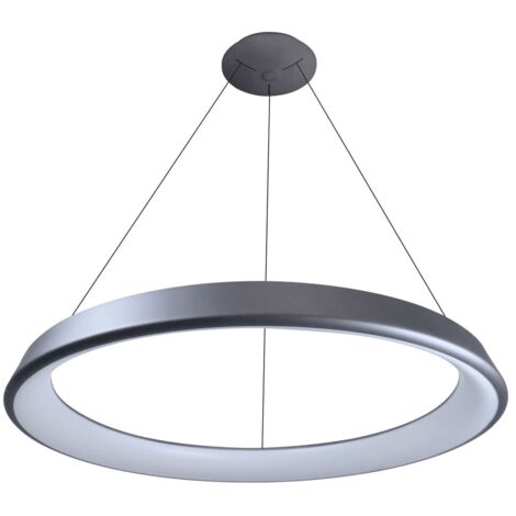 Lámpara colgante LED Lizer (48W)  Plata (1/5)