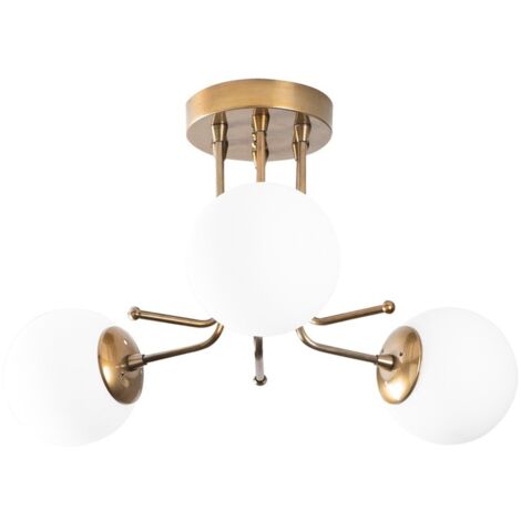Plafón de techo Marga Oro (3 luces) (1/5)