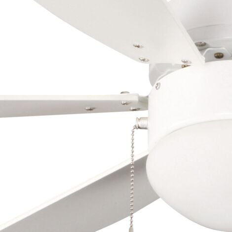 Ventilador de techo con luz Basic Blanco