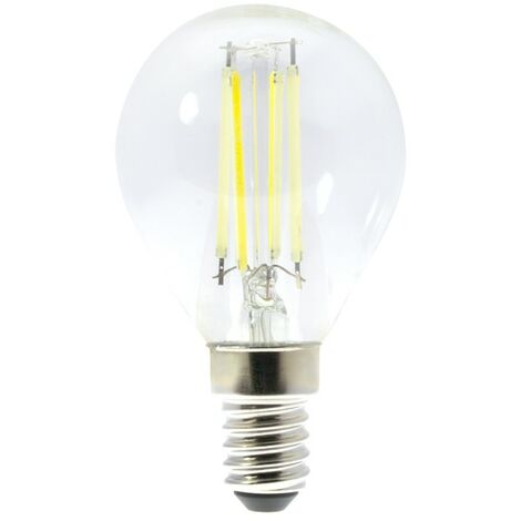 Bombilla LED E14 G45 Dimmable (6W)  6000ºK (blanco frío)