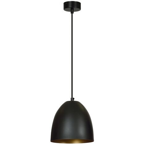 Lámpara de techo Jonix Negro/Oro (1/5)