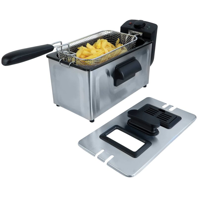 Igenix Deep Fat Fryer with Basket 3 Litre IGTB1030SS