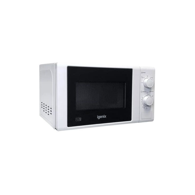 Igenix 20 Litre 700W Manual Microwave - White