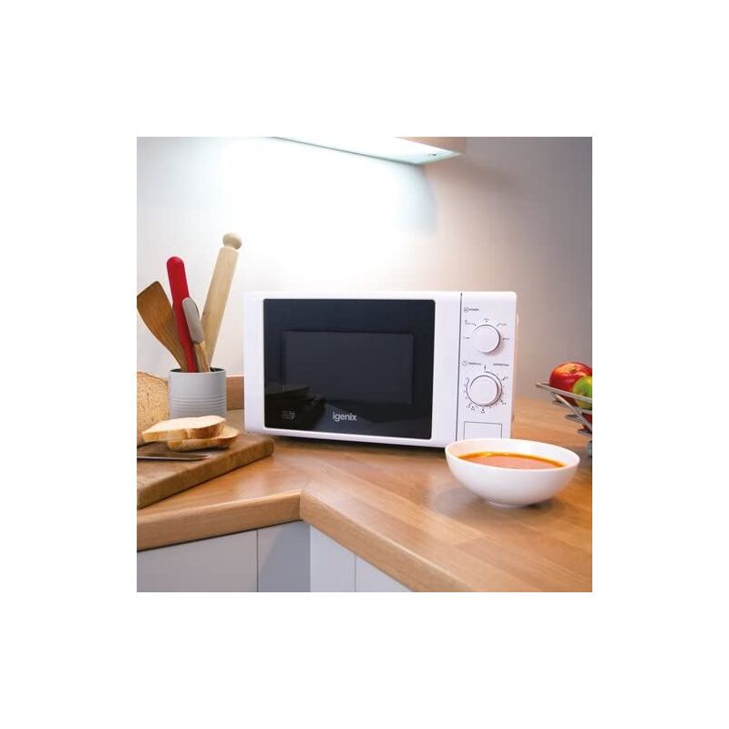 Igenix 20 Litre 700W Manual Microwave - White