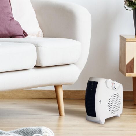 Igenix Fan Heater, 2 Heat Settings, 2000W, White - IG9010