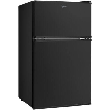Igenix Under Counter Fridge Freezer, 96 Litre, Black - IG347FFB