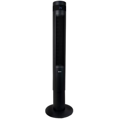 Igenix 43 Inch Digital Tower Fan, 3 Speed Settings, Black - IGFD6043B