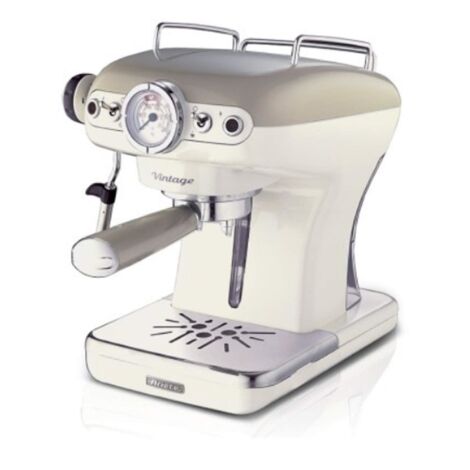 Ariete 1389/13-beige 1389 Coffee Machine Vintage-1389/13-beige, Plastic, 900 W, Beige