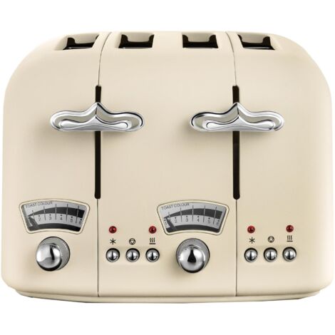 Delonghi 4 Slice Argento Toaster Beige