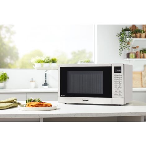 Panasonic NN ST64QWEPG Magnetron Solo Inverter 32L, 1000 Watt Vermogen 20 Automatische Programma S Quick 30 Functie Touch Bediening Gelijkmatig Koken En Ontdooien Wit 3560039512