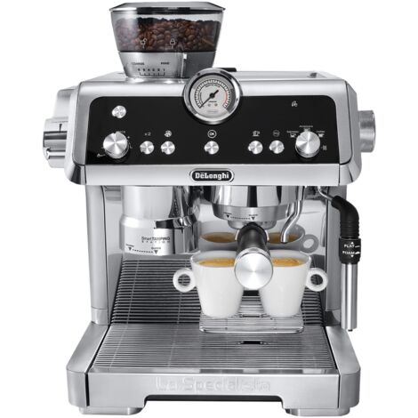 Delonghi La Specialista Prestigio Bean to Cup Manual Coffee Machine, Silver