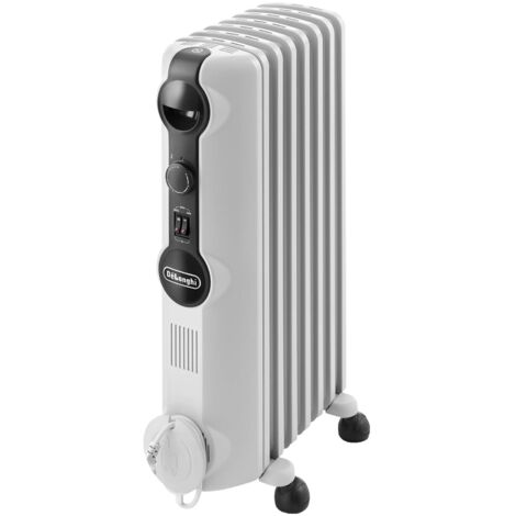Delonghi TRRS0715 Oil Filled Radiator 1500W, White