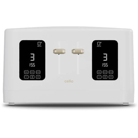 Cello 4 Slice Digital Toaster White (1/4)
