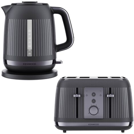 Kenwood Dusk 1.7L Kettle & 4 Slice Toaster Set, Grey (1/4)