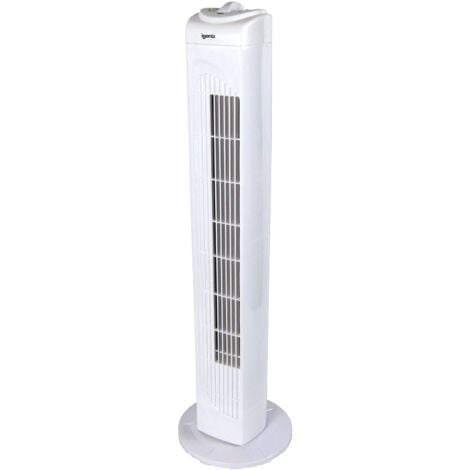 Igenix Tower Fan, Oscillating, 29 Inch, 3 Speeds, White - DF0029