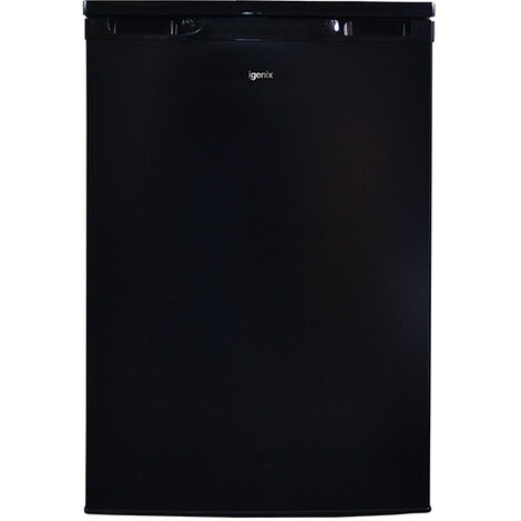 Igenix Under Counter Freezer, Reversible Doors, 94 Litre, Black - IG355B - Black