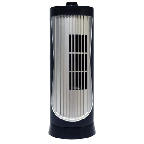 Igenix Mini Tower Fan, Oscillating, 12 Inch, Black - DF0020