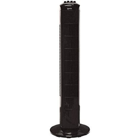 Igenix Tower Fan, Oscillating, 2 Hour Timer, 30 Inch, Black - DF0030BL