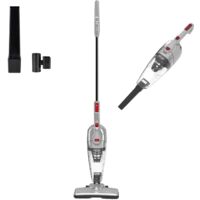 Ewbank, Grey/Red EWVC3107 Active Corded Stick Cleaner 2-in-1 Lightweight Upright and Handheld Vacuum with washable HEPA Filter with Crevice Tool and a swivel Floor Head