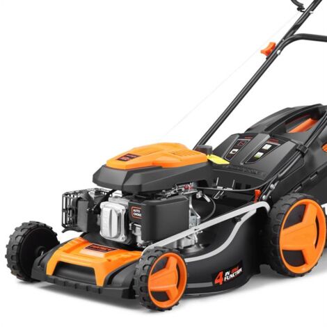 [NEUWERTIG] FUXTEC Rasenmäher FX-RM5196 7,0PS 200cc Motor Benzinrasenmäher 4in1 Funktion (1/5)