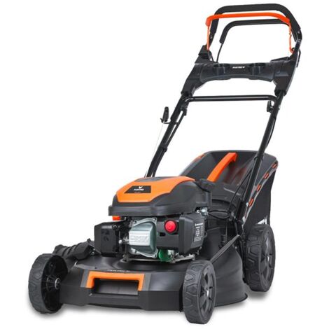 [NEUWERTIG] FUXTEC 4in1 Benzin Rasenmäher FX-RM5170eS mit E-Start - 4PS/2,9kW  51cm Schnittbreite & Höhenverstellung 25mm-75mm  4-Takt mit Hinterradantrieb - 60L Grasfangkorb, Mulchfunktion & Seitenau (1/5)