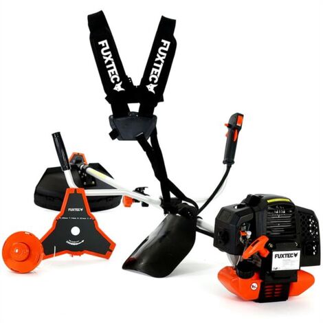 [NEUWERTIG] FUXTEC Benzin Motorsense – 2in1 Multitool Trimmer FX-MS152 mit 52cc 3PS Leistung, 2-Takt - Profi-Tragegurt Rasentrimmer, Freischneider fs Faden – Easy Starter (1/5)