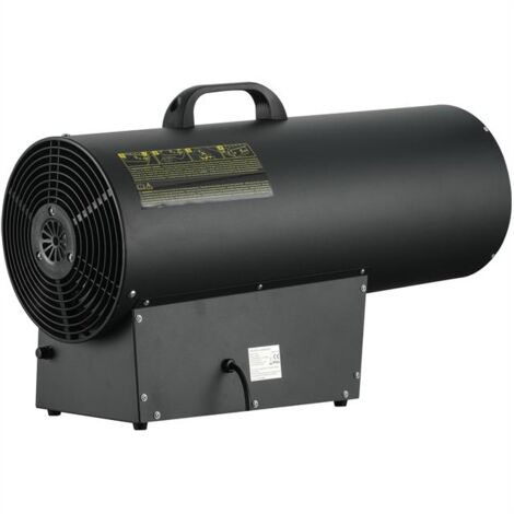 [NEUWERTIG] FUXTEC Gasheizgebläse GH51 – regulierbarer Gasheizstrahler 50kW mit Thermostat – Bauheizer/Gasheizer 650 m³/h Luftdurchsatz Heizgebläse inkl. Druckminderer & Überhitzungsschutz
