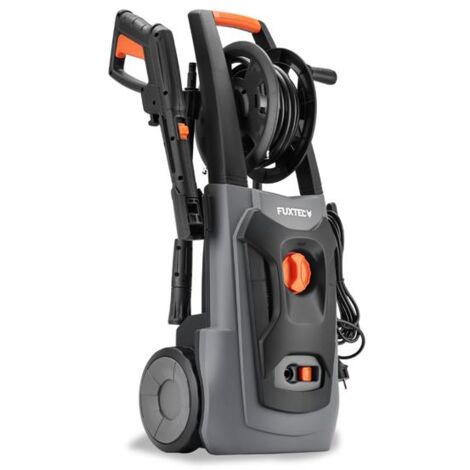 FUXTEC Hochdruckrreiniger FX-HDR1800, Flächenreiniger mit 6m Hochdruckschlauch, 130 bar, Fördermenge 420l/h, 1800W, verschiedene Sprühmuster, inkl. Zubehör