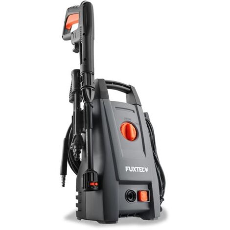 FUXTEC Hochdruckreiniger FX-HDR1400, Flächenreiniger mit 110bar Arbeitsdruck, Fördermenge 390 l/h,1400W, 5 m Hochdruckschlauch & -Pistole, inkl. Zubehör
