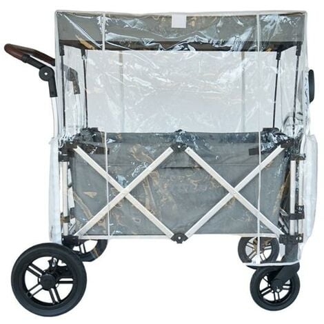 Regenschutz Für Bollerwagen - Transparente Regenhaube 90x50x75cm Universal