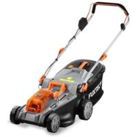 FUXTEC 40V Akku Rasenmäher FX-E2RM43 mit 43cm Schnittbreite, mit Akkupack, mit Ladegerät