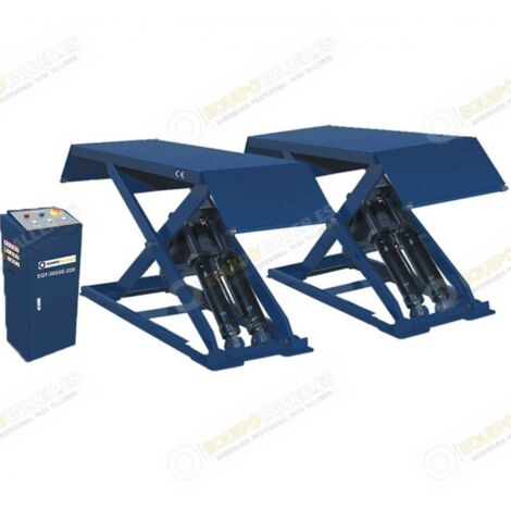 EQT – Pont élévateur à ciseaux pneumatique 3.0T – Électro-hydraulique 220V – Hauteur d'élévation 960mm – Verrous de sécurité de précision