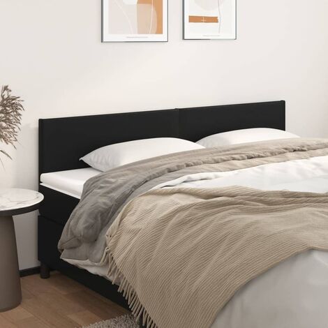 Produktbild von Kopfteil Schwarz 200x1,5x80 Cm Holzwerkstoff