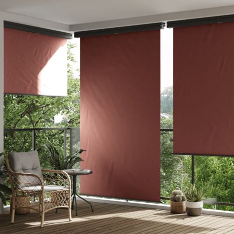 Balkon-Sichtschutz Aus Polyester – 160 G/m², UV-beständig, Maße 0,8 X 3 M, In Hellgrau