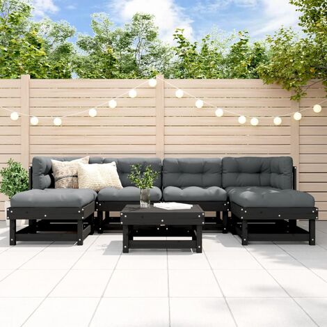 7tlg. GartenLoungeSet，GartenmöbelSet，TerrassenSitzgruppe mit
