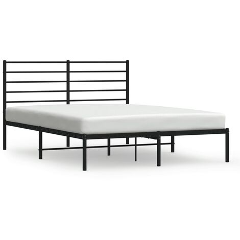 VidaXL Bettgestell Schwarz Metall 100x200cm (324786) Ab 88,99