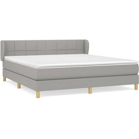 HUAKEHOM Boxspringbett 140x200 Cm - Samt Polsterbett Mit Matratze & Kopfteil