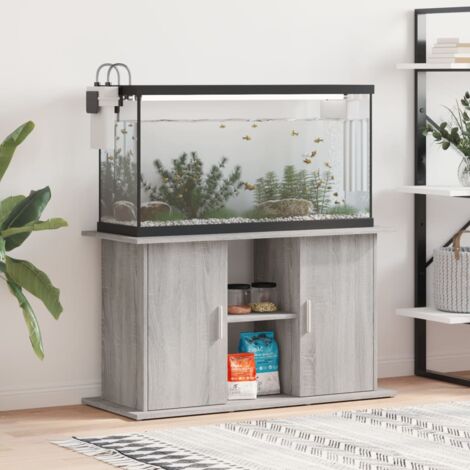 VidaXL Aquariumunterschrank Aquariumständer Sonoma Produktbild-Vorschau 7