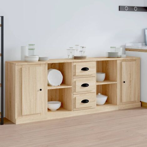 Küchenschrank Porto VidaXL Küchen-Eckunterschrank Porto 75,5x75,5x81,5cm - Artisan-Eiche Optik Mit Verstellbaren Füßen Küchenmöbel Unterschrank