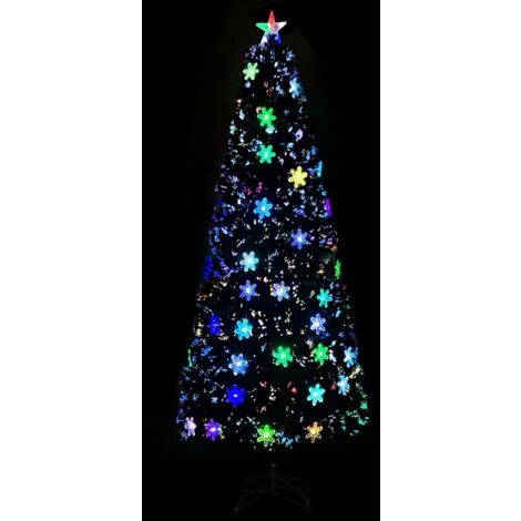 Outsunny LED Spiralbaum Weihnachtsbaum mit 135 Mini-Lichtern