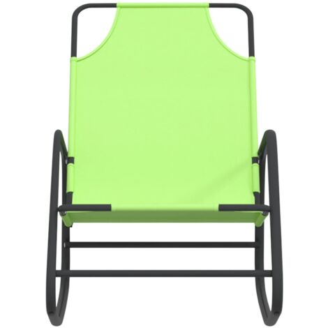 2er Set Gartenliegen Sonnenliegen Schaukelliegen für Garten, Balkon und