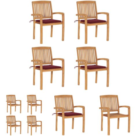 GYMAX 4er-Set Gartenstühle Aus PE-Rattan | Stapelbare Outdoor-Sessel Mit Armlehnen (51x66x84 Cm) Für Terrasse, Pool & Garten
