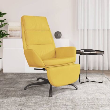 Relaxsessel Mit Ottomane – 360° Drehbarer Drehstuhl Aus Kunstleder, Verstellbare Rückenlehne, Für Wohnzimmer & Büro