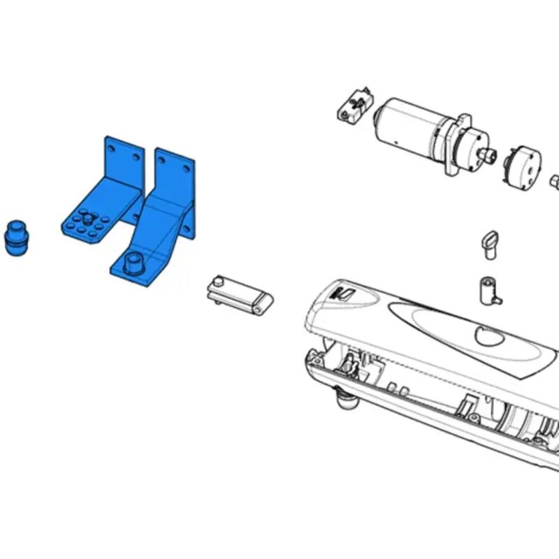 Jeu De 4 Douilles/boccole De Vis Avec Support Pour Motorisations De Portail CAME - Référence 88001-0126