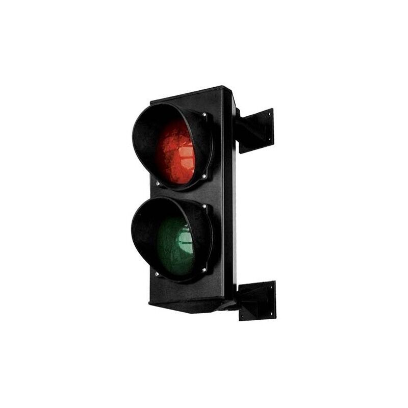 Signalampel 2 rote / grüne LED-Leuchten 5W 230Vac 230V FADINI 3210L