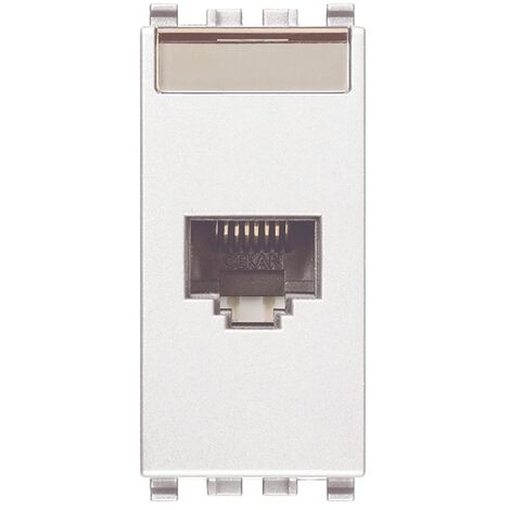 Rj45 Netsafe Cat5E UTP-Buchse Weiß VIMAR 20338.8.B